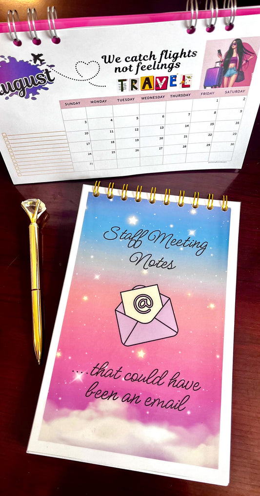 Funny Staff Meeting Notepad: "Could Have Been an Email" - Office Gift