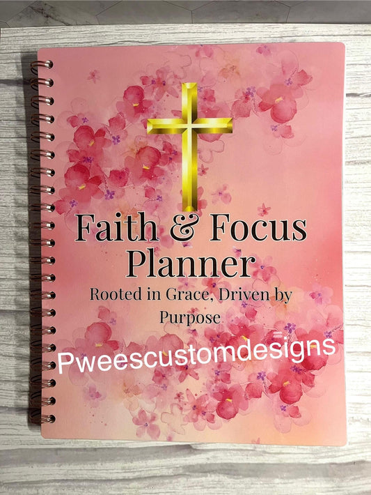 Faith & Focus Christian Planner: Monthly Weekly Prayer Journal