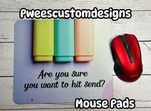 Funny Neoprene Mouse Pad: Sarcastic Desk & Gaming Gift