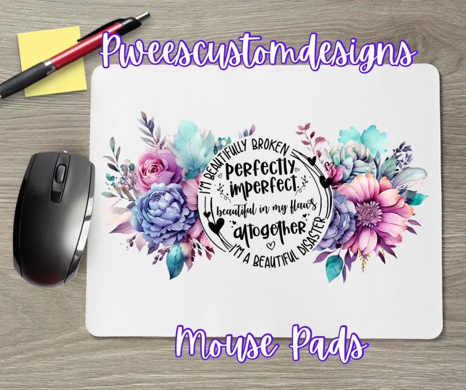 Funny Neoprene Mouse Pad: Sarcastic Desk & Gaming Gift