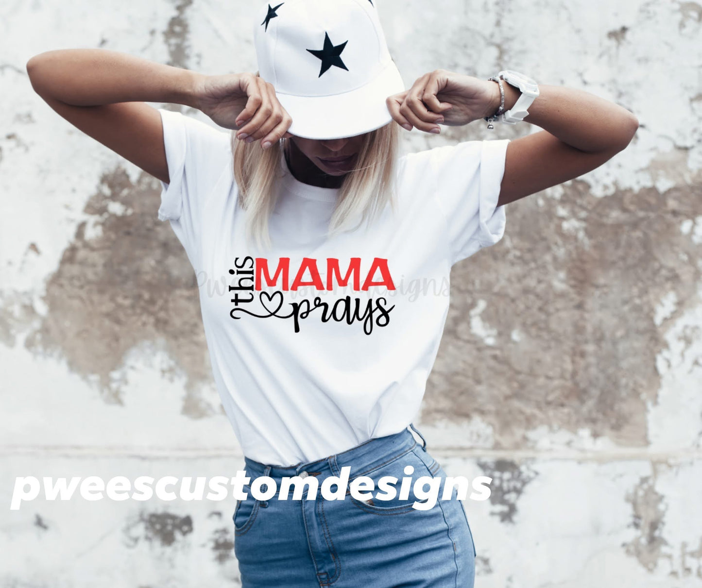 This Mama Prays Tee