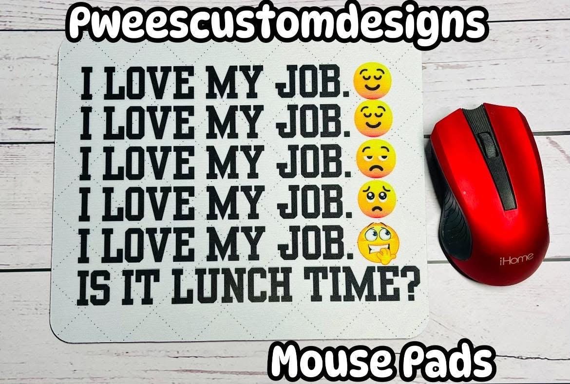 Funny Neoprene Mouse Pad: Sarcastic Desk & Gaming Gift