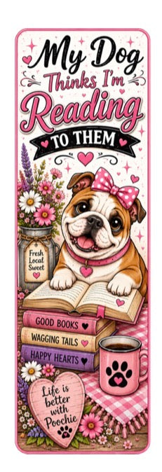 Farmers Market/English Bulldog Bookmarks