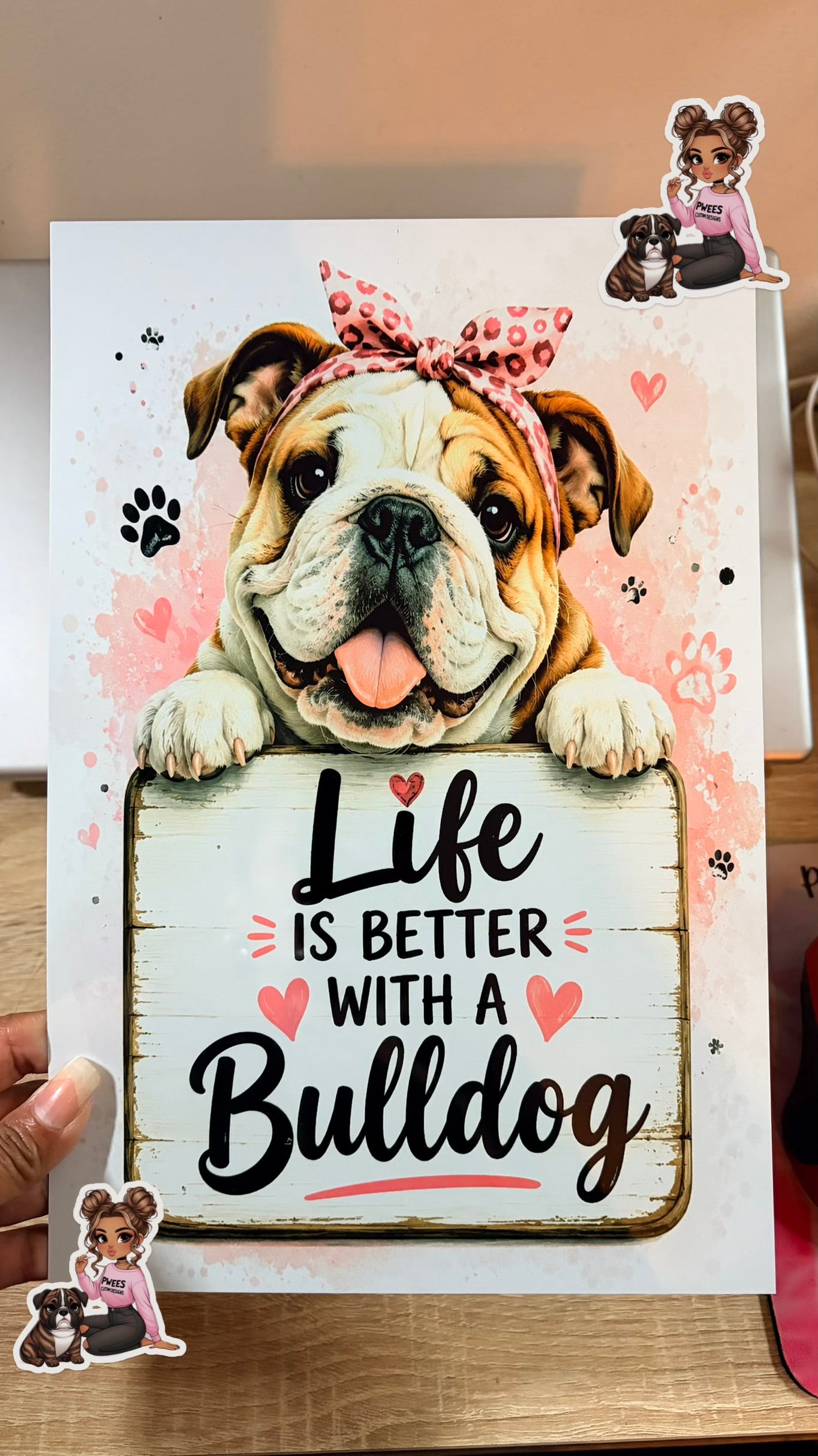 Custom Metal Photo Sign | Personalized Aluminum Wall Décor | Pet, Family & Memorial Keepsake | 8x12 Metal Sign