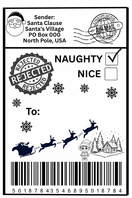 From Santa Shipping Labels