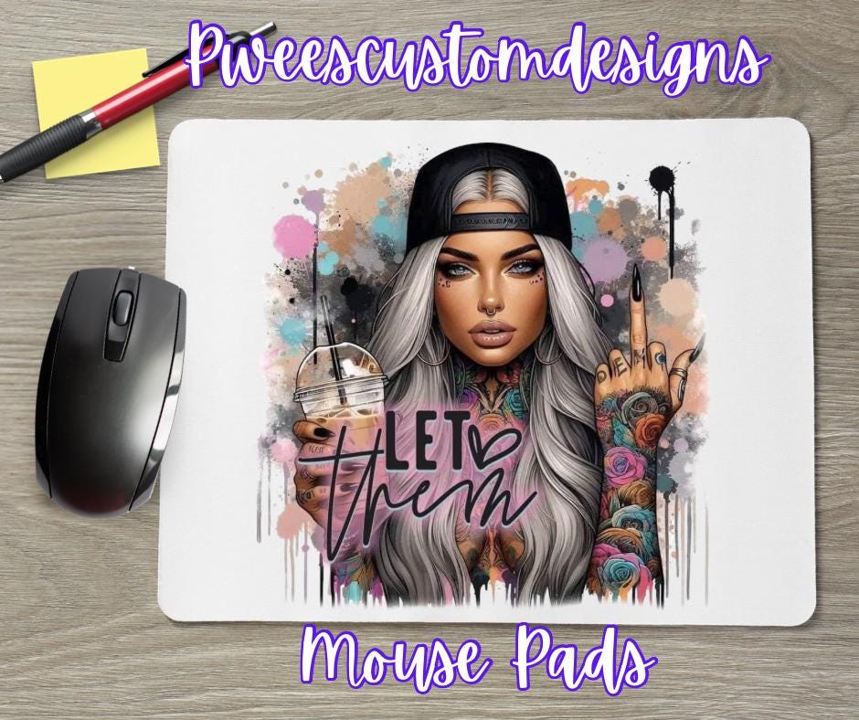 Funny Neoprene Mouse Pad: Sarcastic Desk & Gaming Gift
