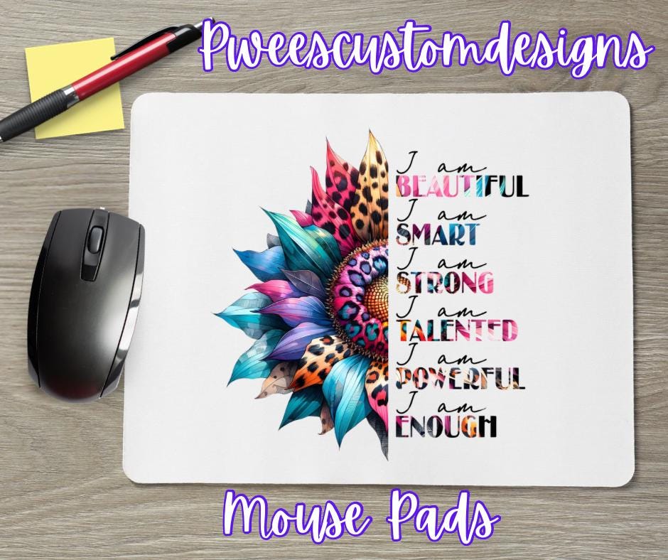 Funny Neoprene Mouse Pad: Sarcastic Desk & Gaming Gift